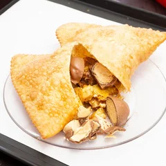 Banana com chocolate