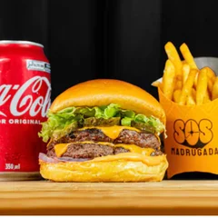 Combo! - Big Smash Duplo 100g + Batata - Grátis Coca-Cola Lata