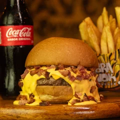 Explosão Cheddar + Fritas + Refri 350ml