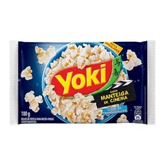 Pipoca de Micro-Ondas Manteiga Cinema Yoki 100g