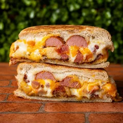 Dog Cheddar Bacon