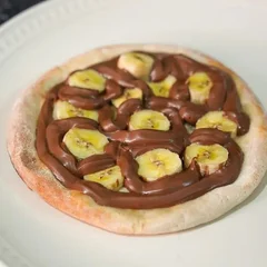 Esfiha de Banana com chocolate