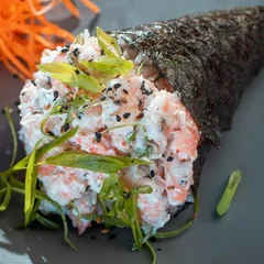 Temaki de camarão 