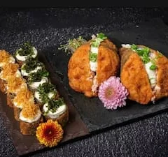 Combo 10 Hot Rool + 2 Mini Temaki Salmao