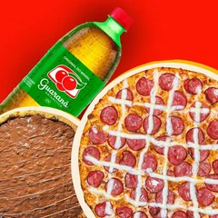 Combo Pizza Grande + Pequena + Guaraná Antarctica