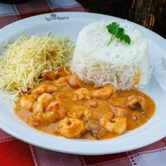 Strogonoff de  Camarão