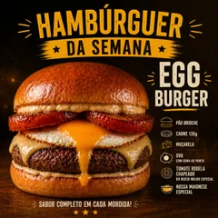 COMBO DA SEMANA EGG BURGER 130 