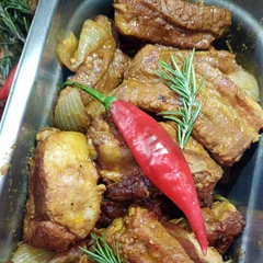 Costelinha Assada Suína