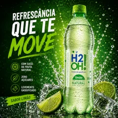 H20 limão 500ml