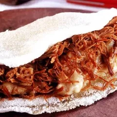 Tapioca Com Carne Seca e Queijo