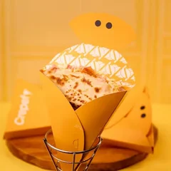 Crepe de Bauru ( Presunto, muçarela, tomate e orégano )
