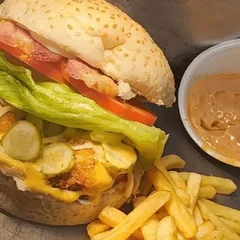Hamburguer Picles de Frango