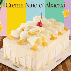 Bolo Creme Niño com Abacaxi
