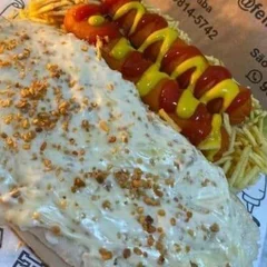 Dog alho com purê