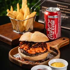 🍔 Combo Big Cheddar + batata + refri