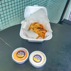 Croissant de presunto e queijo