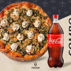Combo Coca -> Pizza Grande 8 Fatias + Coca Cola 1 Litro