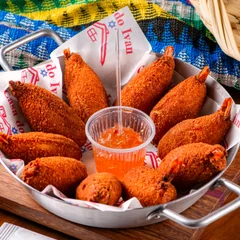 Camarão empanado com Catupiry