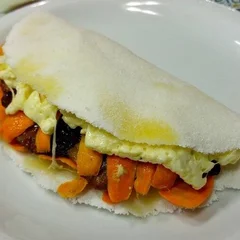 Tapioca com Tucumã Queijo e Banana