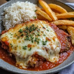 Combo Parmegiana Alcatra 2 Pessoas + 2 Guaraná Biri 500ml
