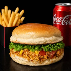 Combo Frango Individual | 1 X Frango + 1 Batata frita crocante + 1 Coca Cola lata 350ml (Original ou Zero)