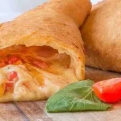  Pizza frita Banana com canela