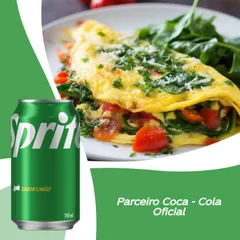 Omelete com vegetais(P)+ Sprite Original 350 Ml