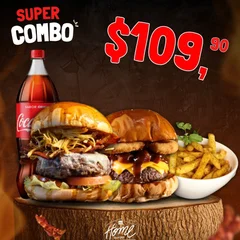 Combo pra Dois: 2 Especialidades + Batata + Refri 1L