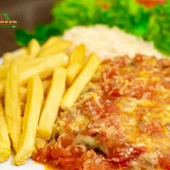 Bife a parmegiana Duplo