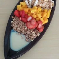 Barca pequena de açai