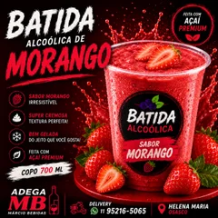 BATIDA MORANGO 
