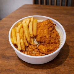 Frango Empanado C/Fritas