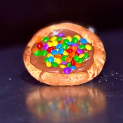 chocolate com confete