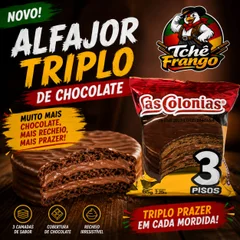 Alfajor Las Colonias 3 Pisos - Chocolate