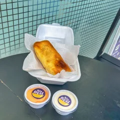 Enroladinho de presunto e queijo