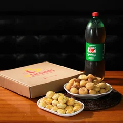 Combo Nº 2 (100 Fritos sortidos + 25 empadinhas + Refri 2L  exceto coca cola)