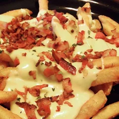 Batata com queijo e bacon 500g