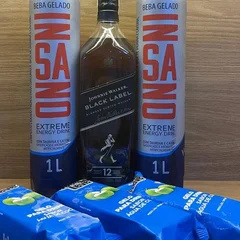 Combo Black Label 1l + 2 Insano 1l +  3 Gelo De Coco 200ml