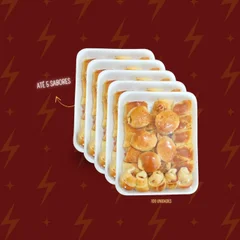 Cento Salgadinhos de Festa Assados (Disponíveis a partir das 14h)