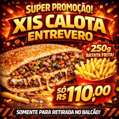 xus calota entrevero + 250g batata frita 