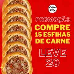 Compre 15 Esfihas de Carne e Ganhe +5 Grátis, Leve 20