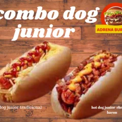 combo com 2 hot dog junior
