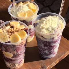 COMBO 3 Açaí Delicioso 330ml + FRUTA + 3 Adicionais Grátis 