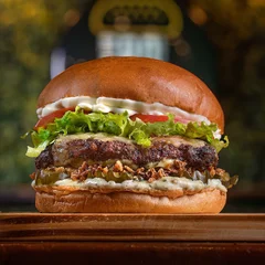 Burguer - Grunge Rock 100g - Catupiry, Cebola Crispy, Picles