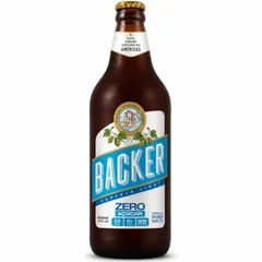 Cerveja artesanal BACKER ZERO ACUCAR 