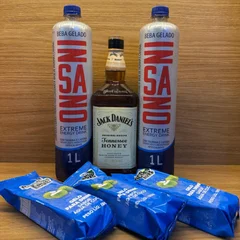 COMBO JACK HONEY 1L + 2 INSANO 1L + 3 GELO DE COCO 200ML 