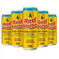 RED HORSE LATA ZERO ACUCAR FRUTAS TROPICAIS 350ml