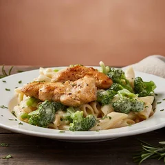 Penne "Vila Germânica"  (molho branco, frango, brocolis e frango  Grelhado)