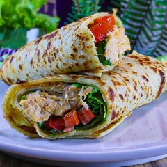 Wrap Frango com Cream Cheese