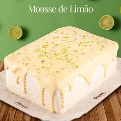 Bolo Mousse de Limão